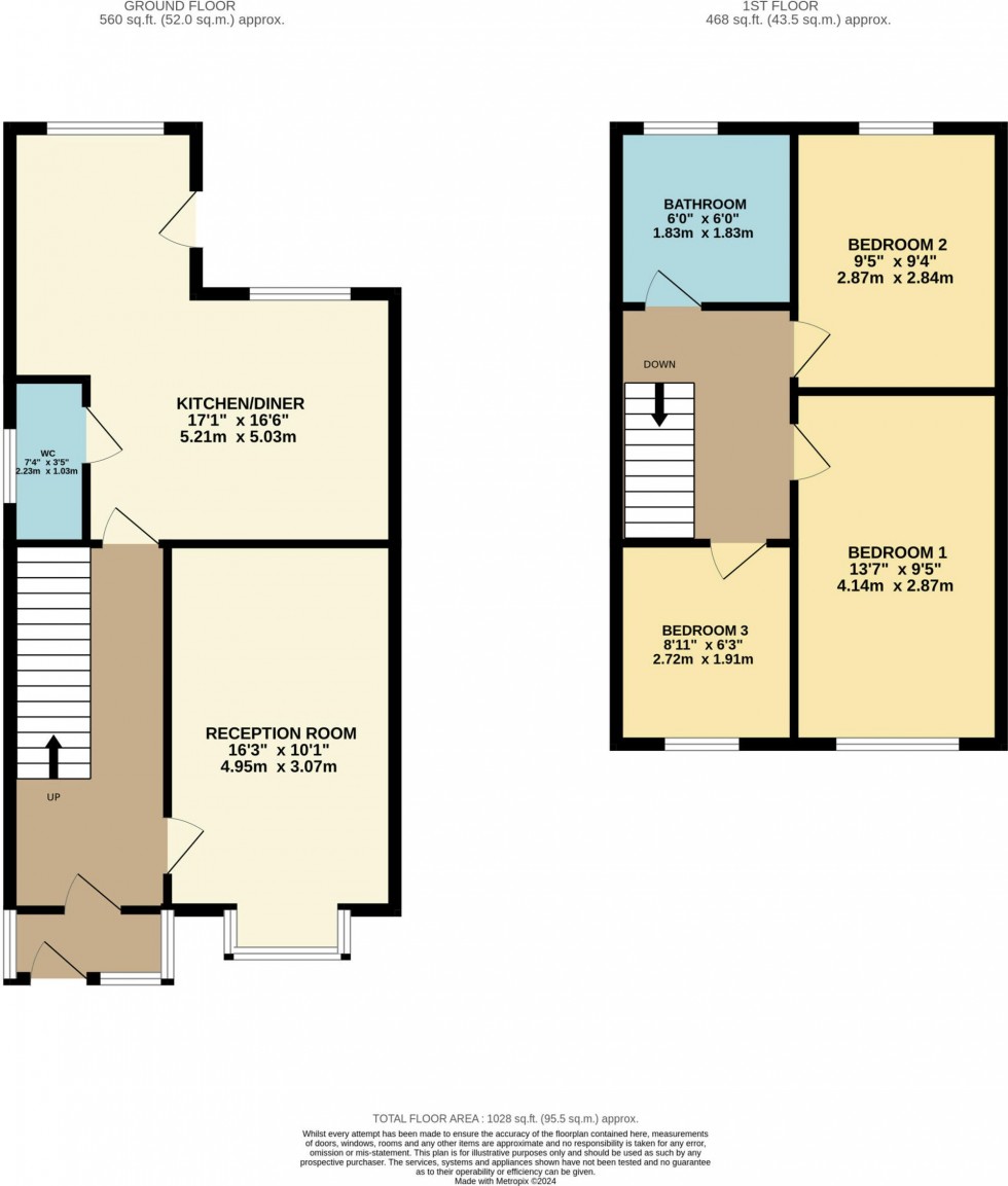 Floorplan for Stanley Road, Heaton, Bolton, BL1