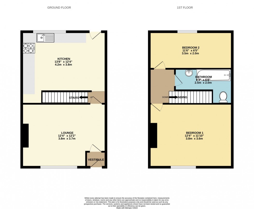 Floorplan for Lincoln Road, Heaton, Bolton, BL1