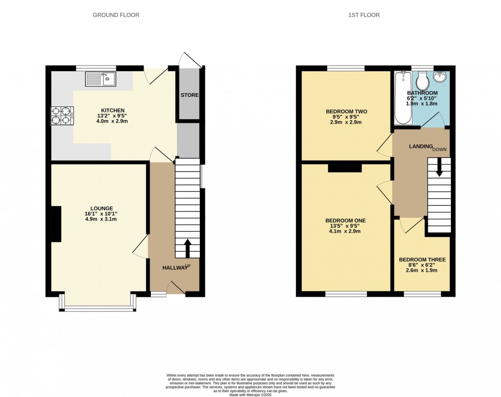 Floorplan for Stanley Road, Heaton, Bolton, BL1