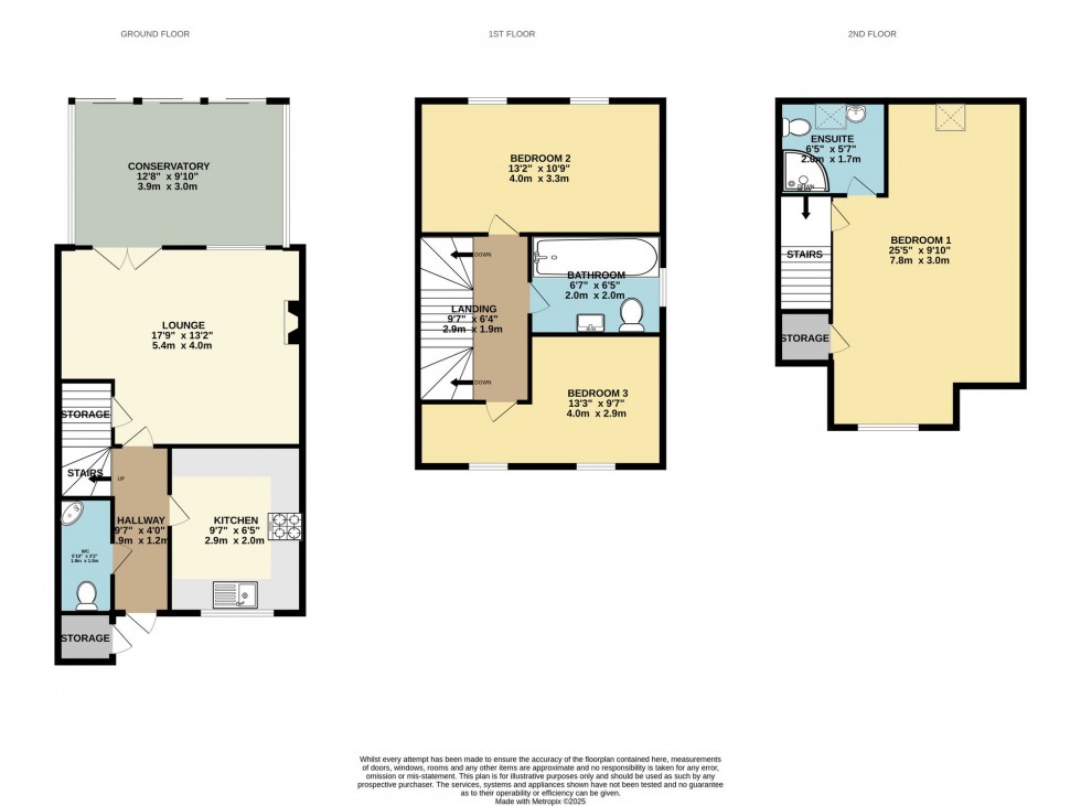 Floorplan for Fieldings Close, Wigan, WN5