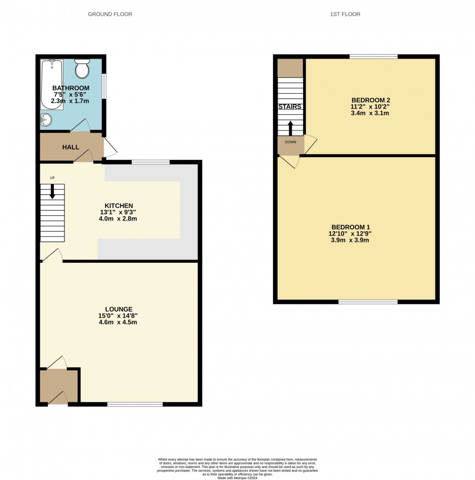 Floorplan for Shipton Street, Heaton, Bolton, BL1