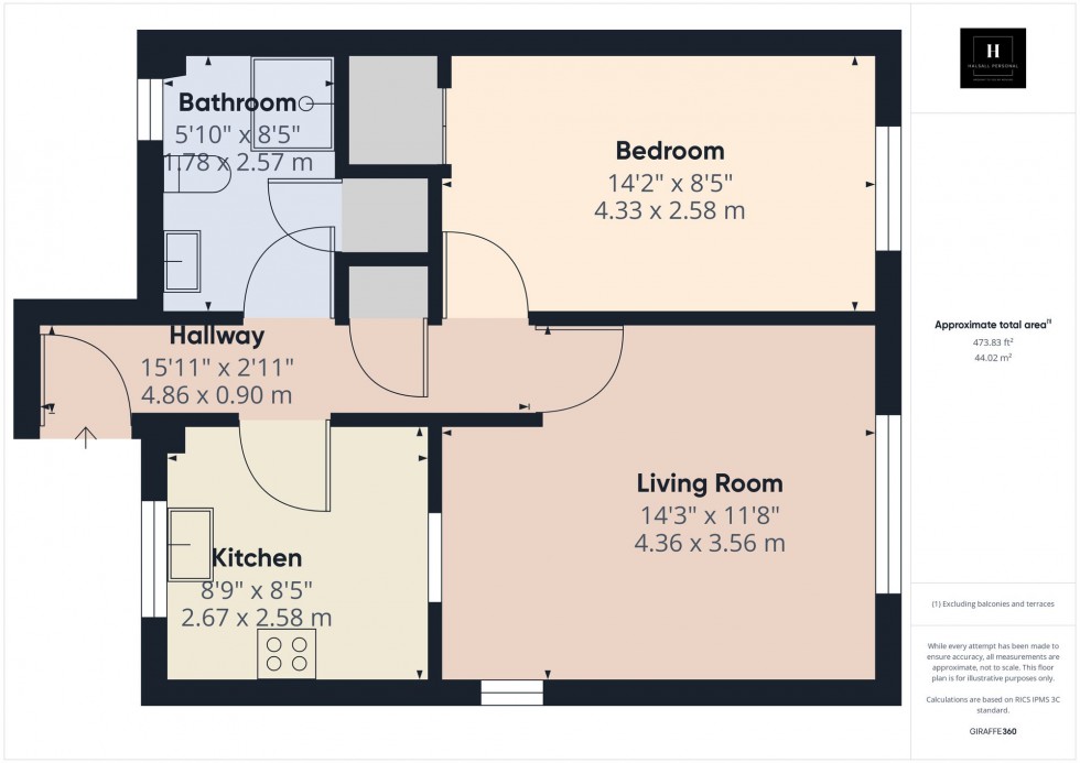 Floorplan for Sharples Hall Mews, Sharples Hall Drive, BL1