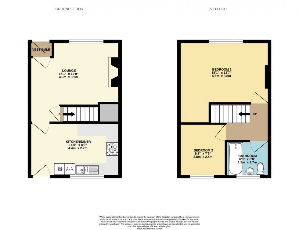 Floorplan for Long Lane, Hindley Green, WN2