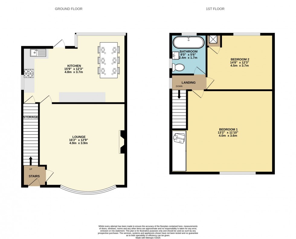 Floorplan for Orwell Road, Smithills, Bolton, BL1