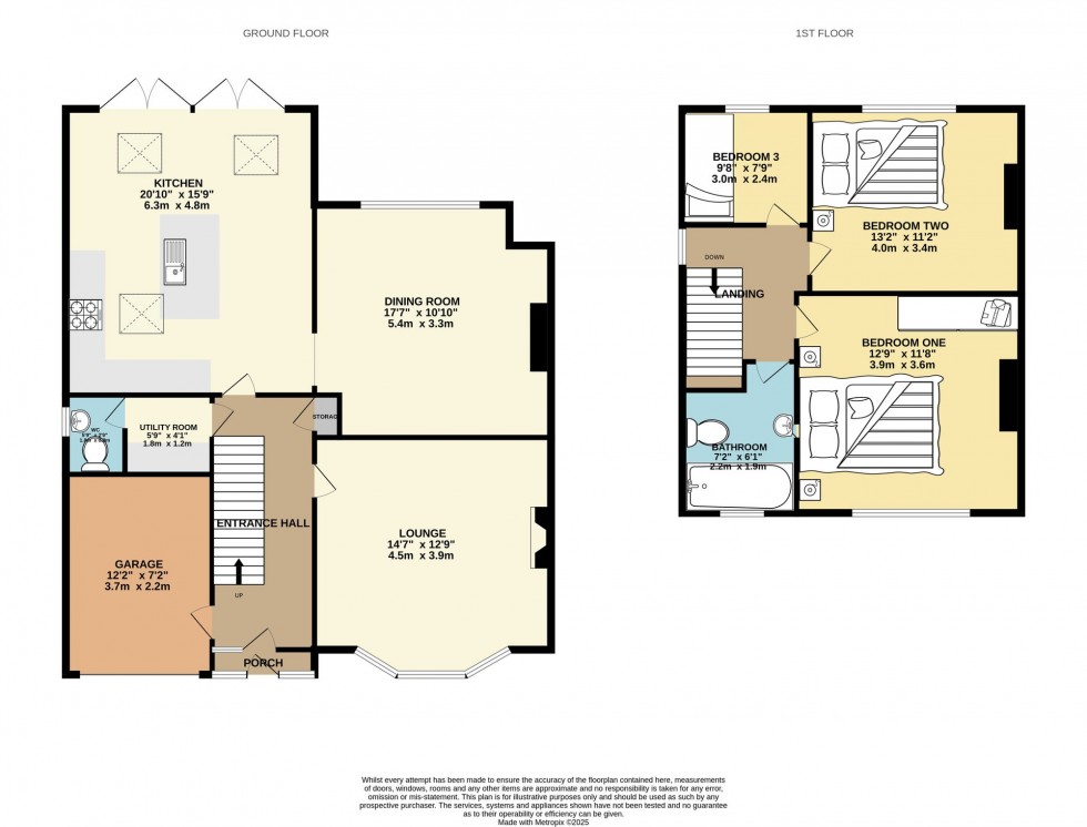 Floorplan for Rydal Road, Heaton, Bolton, BL1