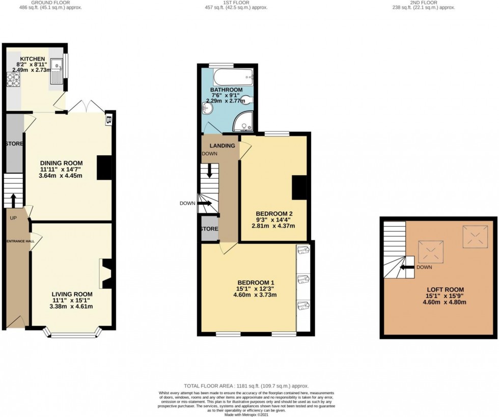 Floorplan for Wigan Road, Hindley, WN2