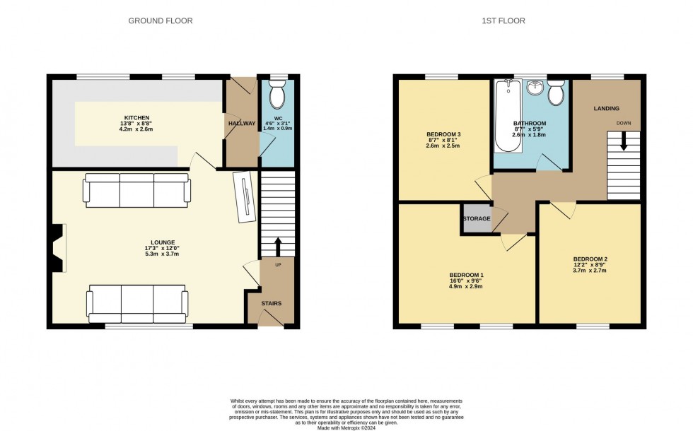 Floorplan for Atherton Road, Hindley Green, WN2