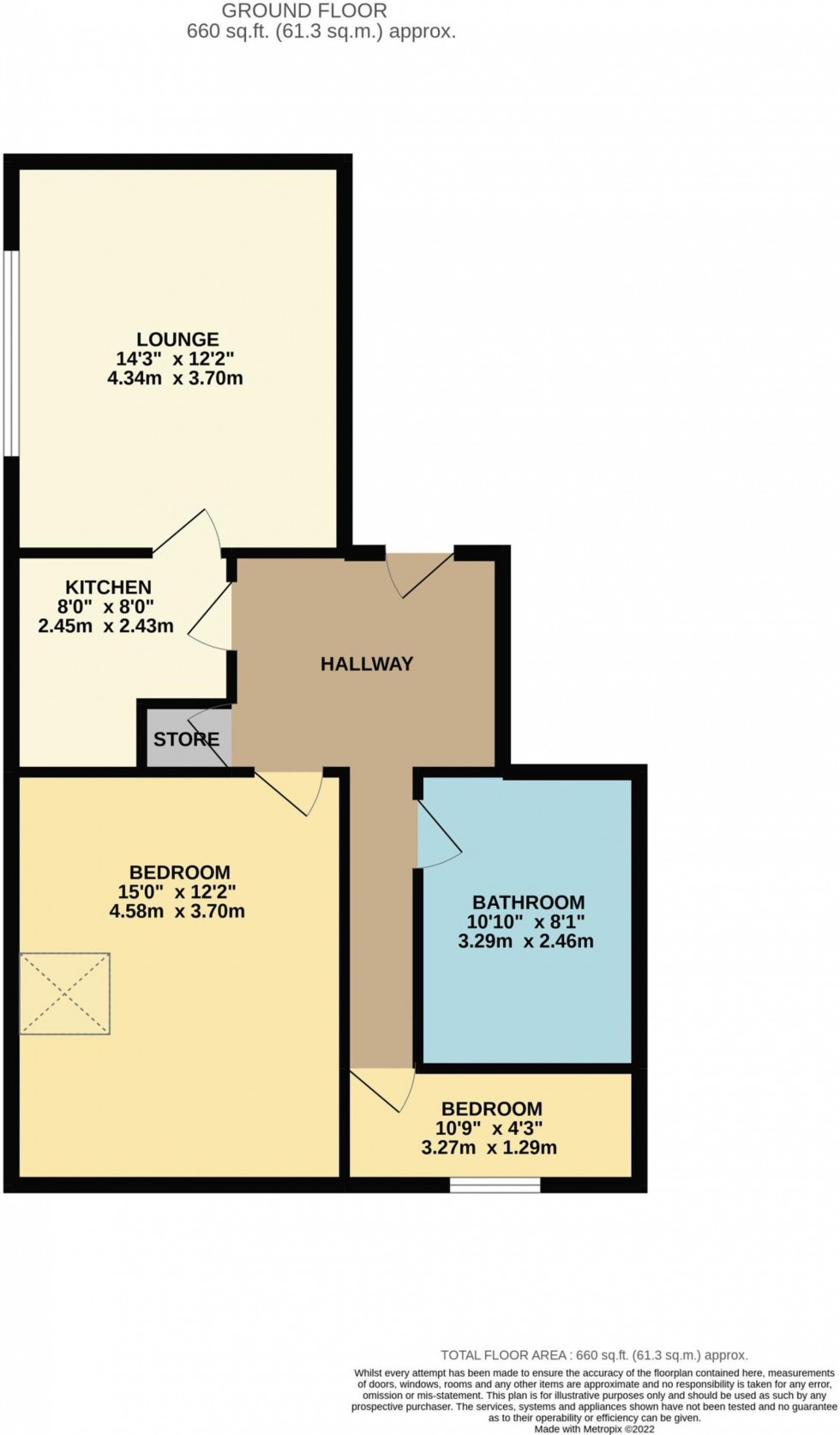 Floorplan for Chorley New Road, Horwich, BL6