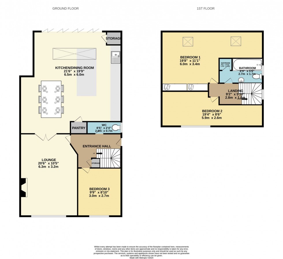 Floorplan for Conway Road, Hindley Green, WN2