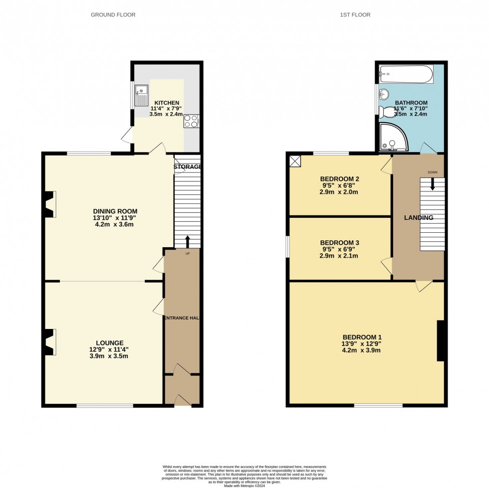 Floorplan for Garswood Road, Ashton-In-Makerfield, WN4