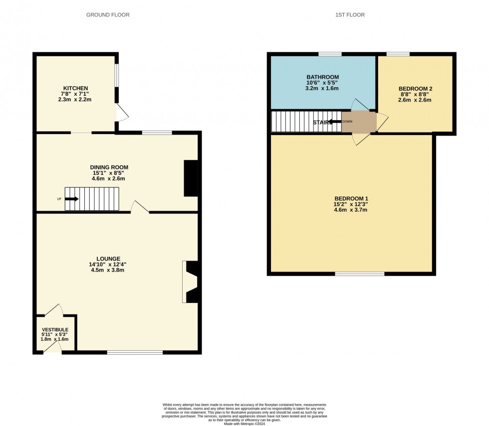 Floorplan for Chorley Road, Adlington, PR6