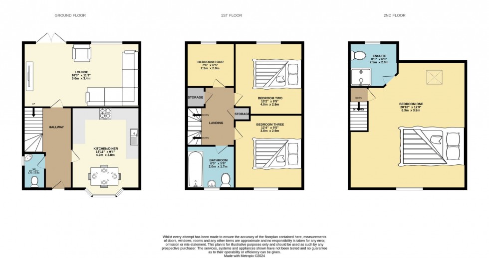 Floorplan for Windermere Road, Leigh, WN7