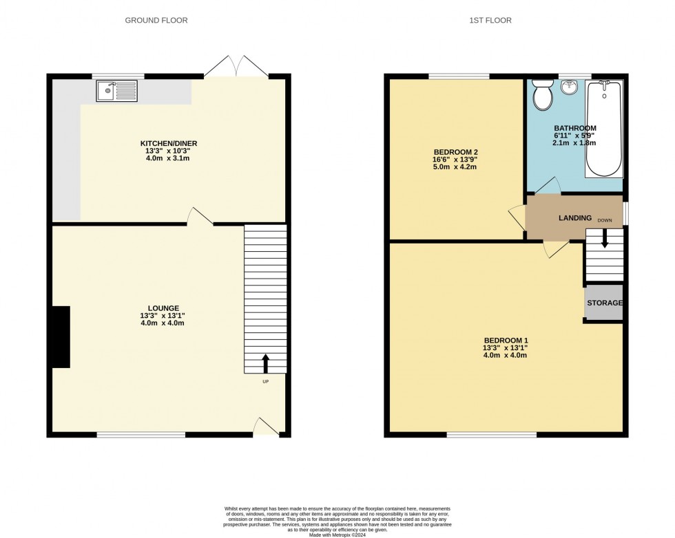 Floorplan for Church Street, Adlington, PR7