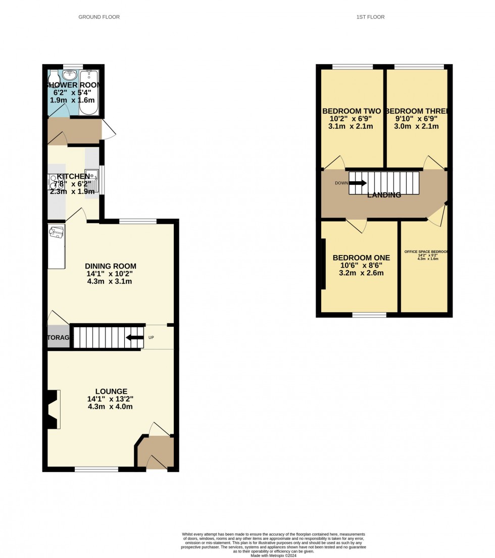 Floorplan for Glebe Street, Leigh, WN7