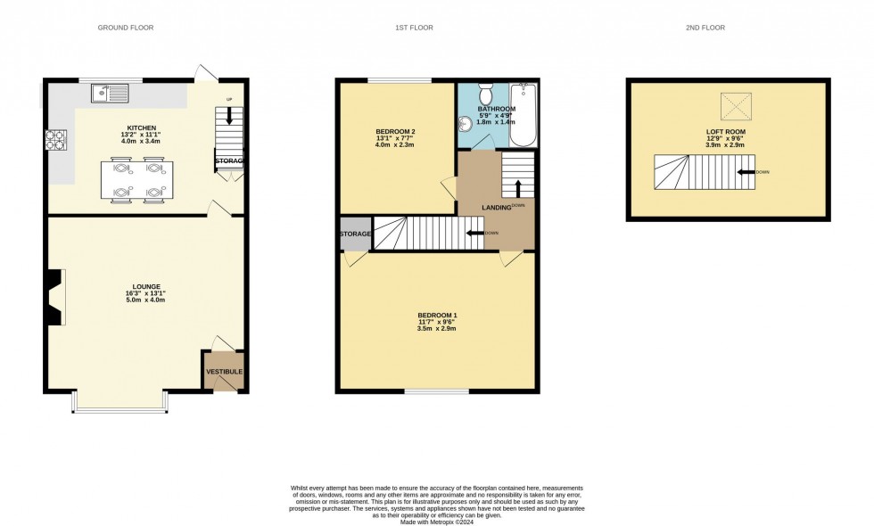 Floorplan for Arnold Street, Bolton, BL1