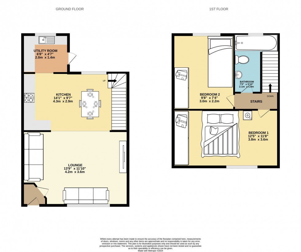 Floorplan for Chorley Old Road, Horwich, BL6