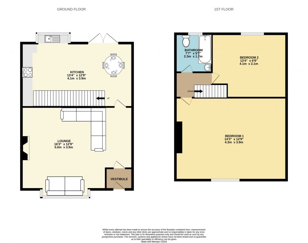 Floorplan for Tonge Moor Road, Bolton, BL2