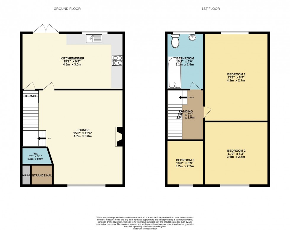 Floorplan for Ince Green Lane, Ince, WN2