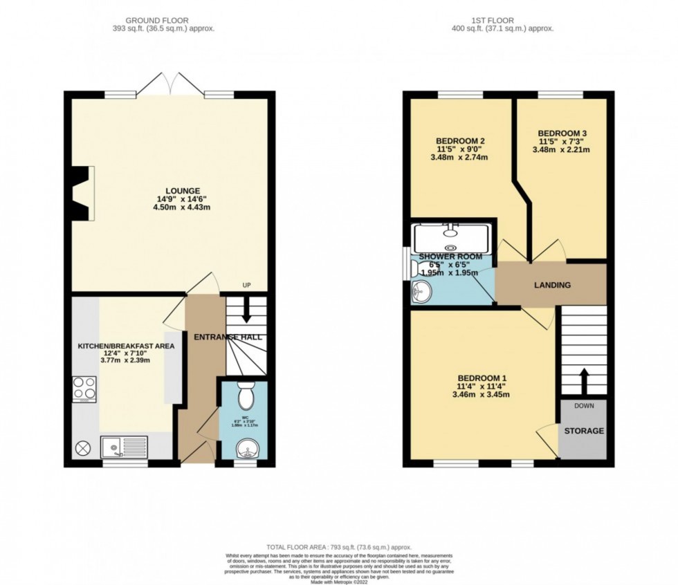 Floorplan for Stanley Road, Heaton, Bolton, BL1